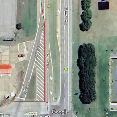 Closure starts 8 a.m. Monday, April 7 Lane Closure Area Right Turn Access to Red Wheat for southbound traffic The thin red line above indicates the lane closure area for Red Wheat Drive due to the needed area to stage equipment and materials for the water Closure starts 8 a.m. Monday, April 7 Lane Closure Area Right Turn Access to Red Wheat for southbound traffic The thin red line above indicates the lane closure area for Red Wheat Drive due to the needed area to stage equipment and materials for the water