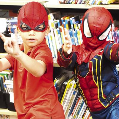 Here comes the Spider-man!