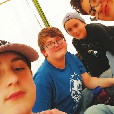 Scouts enjoy down time