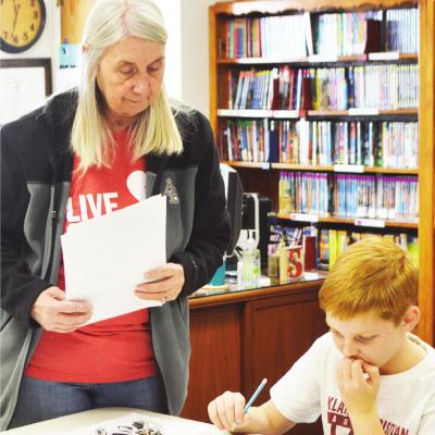 Students learn political process