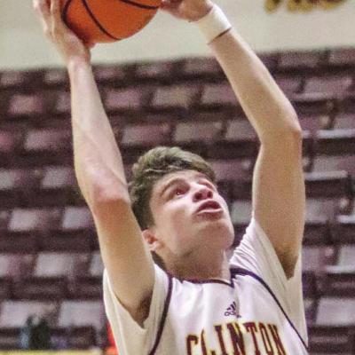 Senior Harrison Crumley attempts a layup in Tuesday’s scrimmage with Mt. View-Gotebo. The 18th ranked Red Tornadoes return to action next week in the Weatherford Classic. CDN | Adam Ewing Clinton prepares for challenging stretch