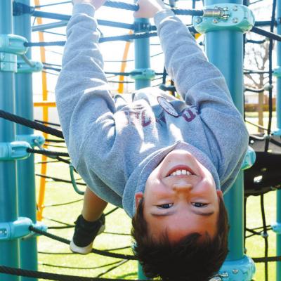 Enjoying the spring weather