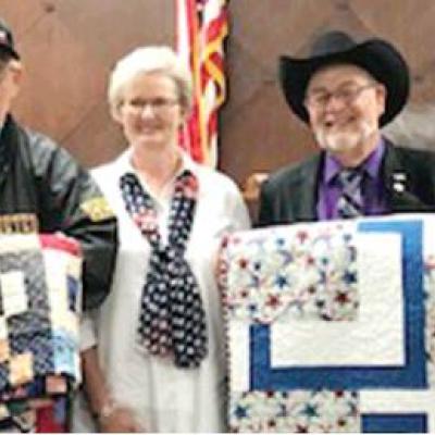 Washita Chapter DAR hosts Quilts of Valor presentation