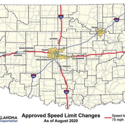 Speed limit going up to 75 mph