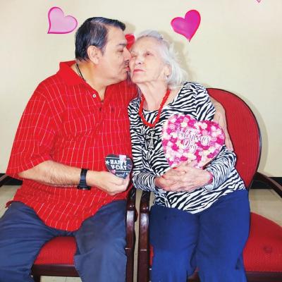 Valentine’s Day greetings exchanged