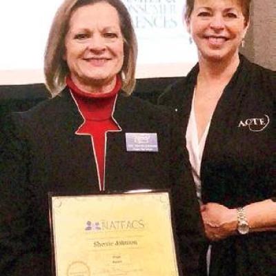 CDN | Courtesy Photo Johnson receives award