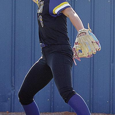A-B’s Kelsey Garibay throws the ball in during the Lady Indians’ season-opening win at home against Merritt. CDN | Sam Goodwyn