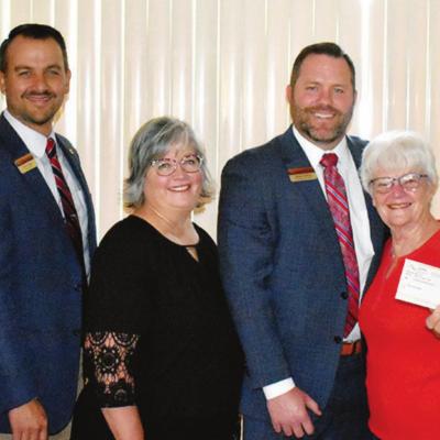 Class of ’59 donates $4,500 check