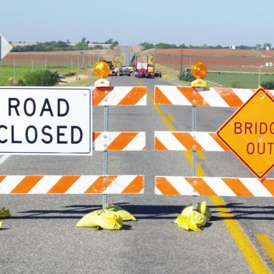 Bridge work shuts down Highway 73