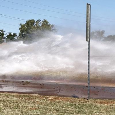 CDN |Staff photo Water main gusher