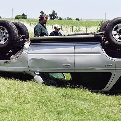 U.S. Highway 183 rollover