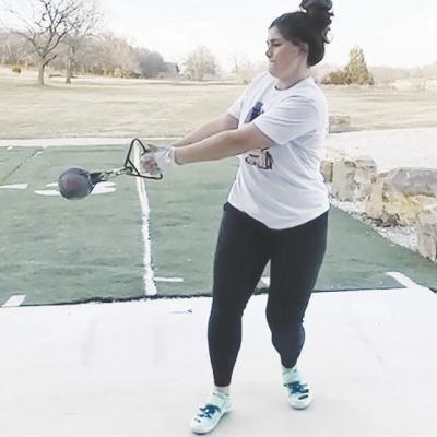 Meacham finds success in new event at indoor meet