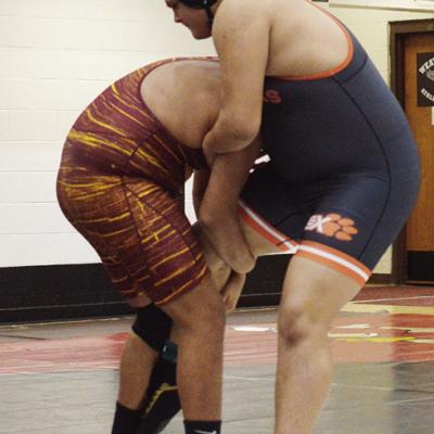 Going in for the takedown