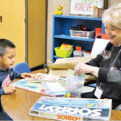 Student gets help with numbers