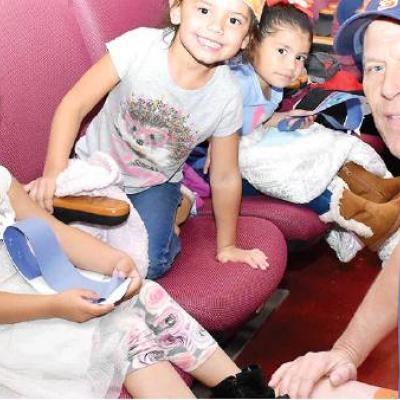 Children enjoy music concert