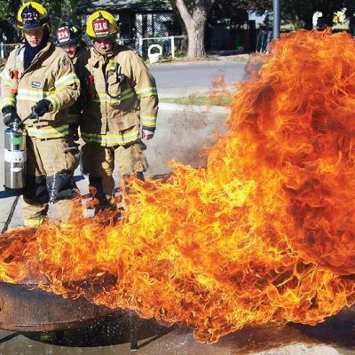 New technology extinguishes fire