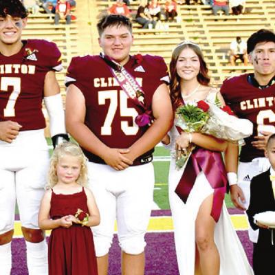 Clinton High School homecoming court