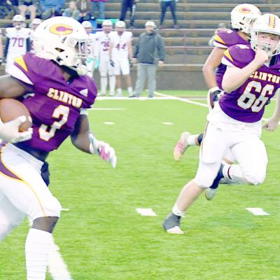 Sprinting to the end zone