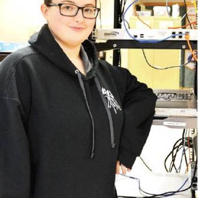 CDN | Courtesy Photo Clinton student Megan Williams is being honored by Western Technology Center for a “Breaking Traditions” Award. Student nominated for tech award