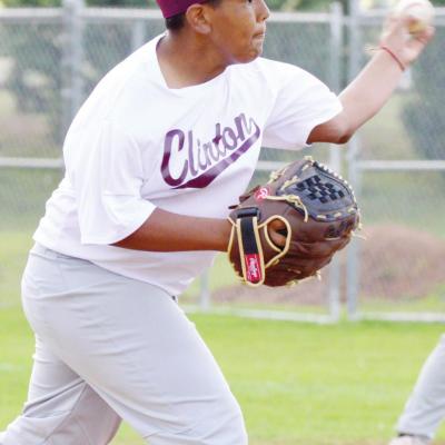 Clinton kid-pitch player Trace Lloyd