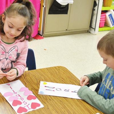 Making Valentine sacks