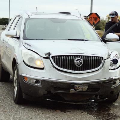 Construction zone collision