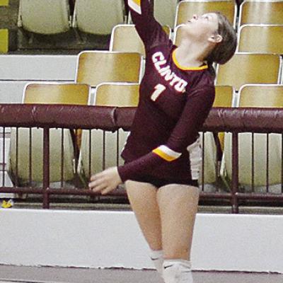 Clinton volleyball takes down Blanchard in four sets