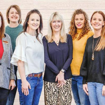 Counselors at Clinton Public Schools include, from left, Dixie Williams, Southwest Elementary School; Mandi Bridges, Nance Elementary School; Ashly Miller, Washington Elementary School; Jana Higbee, Clinton High School; Brenda Louthan, CHS; Stephanie Brid School counselors honored for week