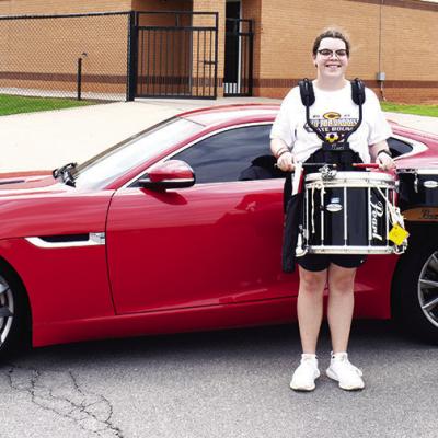 Drums, cars bond for band fundraiser