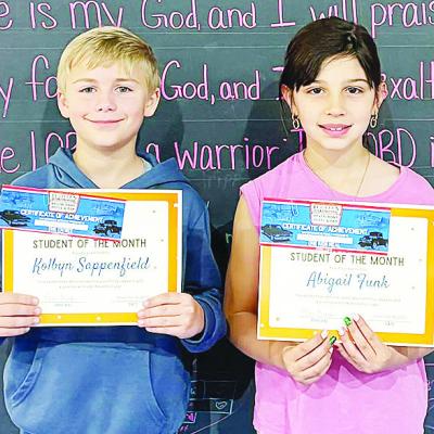 Students of the month
