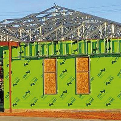 Construction rapidly continues on the new Troop H Headquarters for the Oklahoma Highway Patrol located at the former site of the Glancy Motel. CDN | Staff Photo