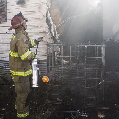 Monday morning blaze