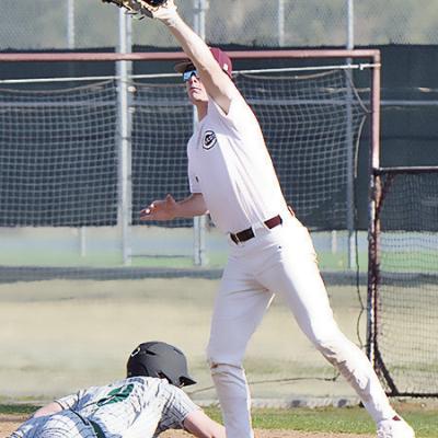 Senior enjoys playing baseball with friends