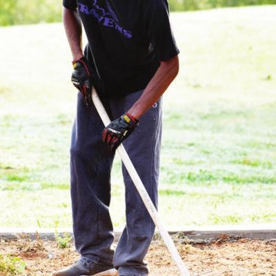 Volunteer with heart