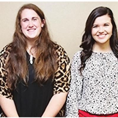 Southwestern Oklahoma State University is sending out 44 teacher candidates to work in schools throughout the state including, from left, Anne Hewitt, Cordell, teaching in Cordell; Bailey Thomas, Clinton, teaching in Arapaho; Reagan Cabaniss, Clinton, tea Article Image Alt Text