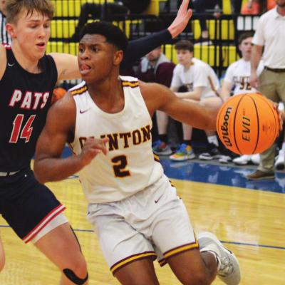 CDN | Collin Wieder Clinton junior guard Atrel Bryson dribbles into the paint against Metro Christian. Bryson was named first-team all-conference with 37 votes. Bryson averaged 13.0 points per game on 50-percent shooting. Three Clinton players make all-conference