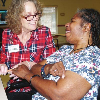 Special friends take a moment