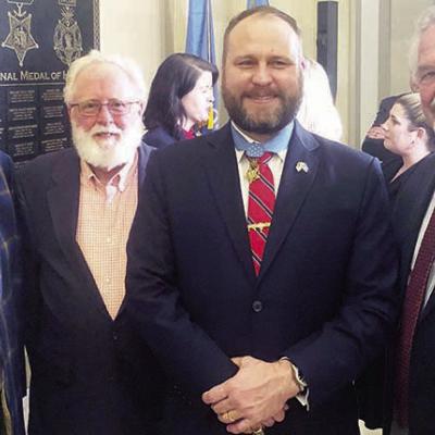 City leaders meet heroes