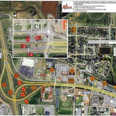 A revised set of plans have been released for the impending sewer manhole construction taking place on Red Wheat Drive with the formation of access points created running east and west across Gary Boulevard. CDN | Courtesy photo