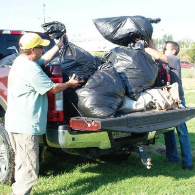 CDN | Robert S. Bryan Clinton FIRST volunteers collect 80 bags