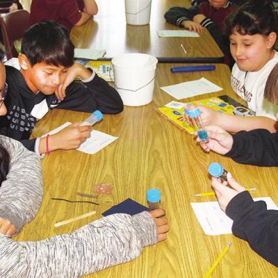 Students study hard science