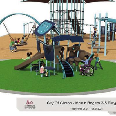 New playground equipment in works