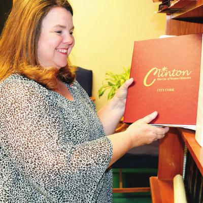 Amy Jones was named the new city clerk for the City of Clinton this week. Jones promoted to city clerk