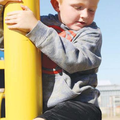 Playground fun at Arapaho Elementary