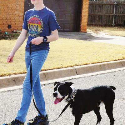 Enjoying the warm weather