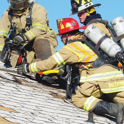 Fire fighters get safety lessons