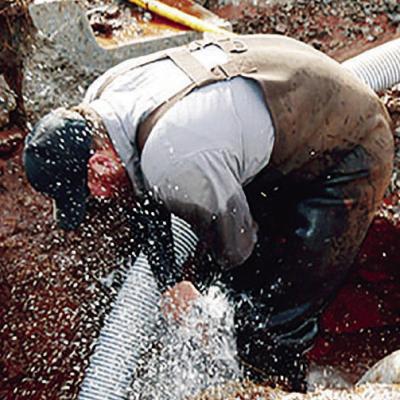 Van McCary works on a water line repair at Modelle Avenue and Maplewood Road Tuesday afternoon. Water service to several Clinton customers was interrupted while the repairs were made. CDN | Michael Maresh Van McCary works on a water line repair at Modelle Avenue and Maplewood Road Tuesday afternoon. Water service to several Clinton customers was interrupted while the repairs were made. CDN | Michael Maresh