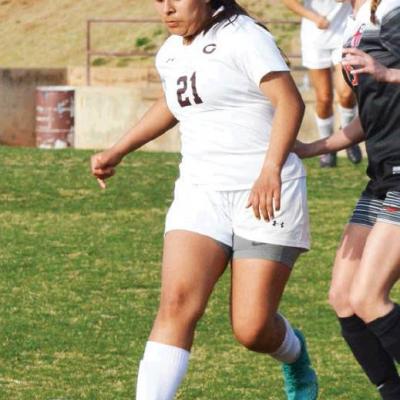 CDN | Collin Wieder Now-graduated Clinton soccer player Ariana Ramirez tries to dribble by a Yukon defender. Ramirez signed on at Oklahoma Panhandle State after spending two seasons at Northern Oklahoma College - Tonkawa. Ramirez finishes NOC tenure, signs with OPSU Aggies