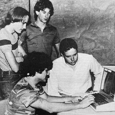 40 YEARS AGO Computers were to be a new emphasis for students in the electronics programs at Western Vo-Tech, according to Superintendent Velma Reed. Clinton students seated, Joe Fuentes and Marshall Delk; standing, Pete Lettkeman and Terry Hook, are show CLINTON’S HISTORY 10, 20, 30 AND 40 YEARS AGO