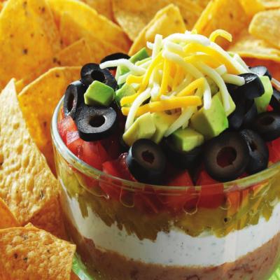 7 Layer Fiesta Ranch Dip